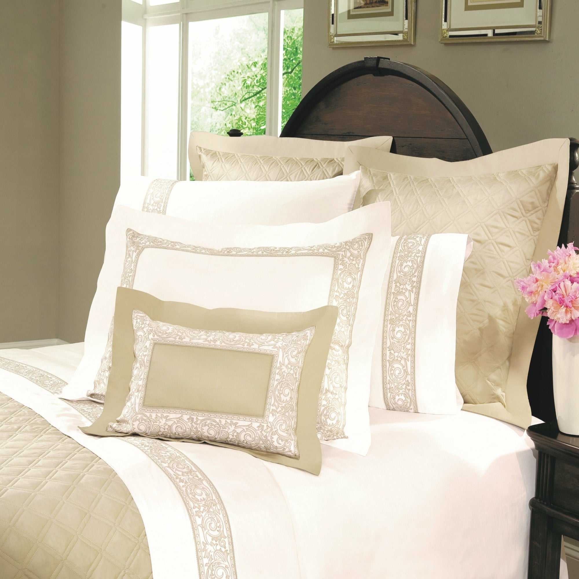 Home Treasures Floral Plush 1000 Thread Count Bedding