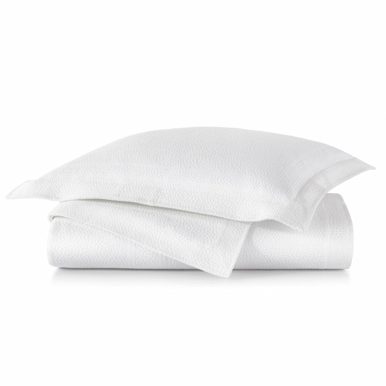 Peacock Alley Montauk Coverlets And Shams White Free Shipping