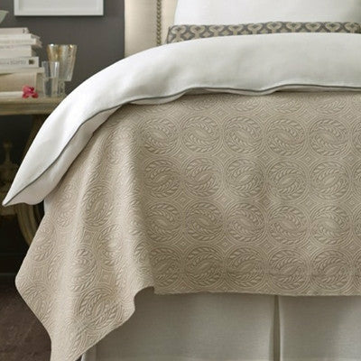 Peacock Alley Vienna Matelasse Bedding Ivory High End Bedding