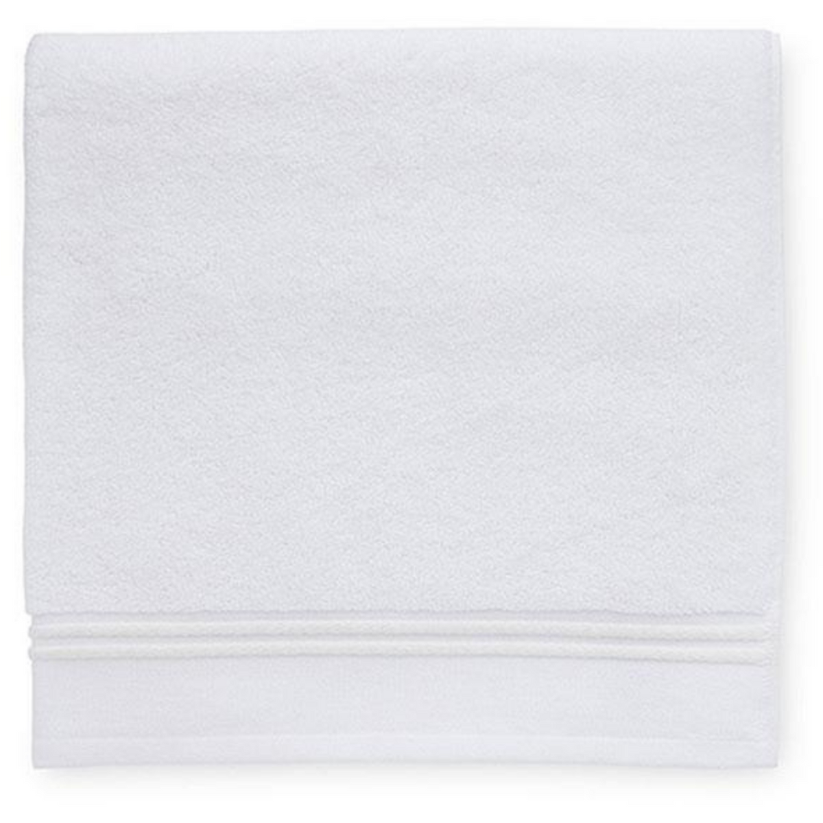 Sferra Aura Bath Towels (White/Ivory) | Luxurious Cotton Towels