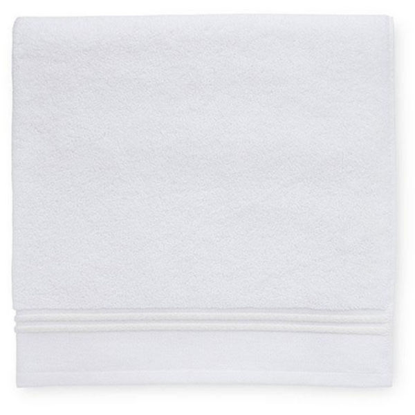 Sferra Aura Bath Towels (White/Ivory) | Luxurious Cotton Towels