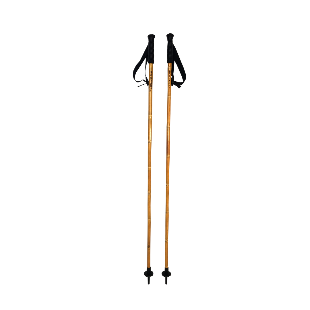 CLASSIC BAMBOO SKI POLES - Handmade Bamboo Ski Poles - Trekking Poles