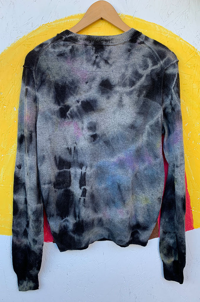 galaxy v neck cashmere sweater