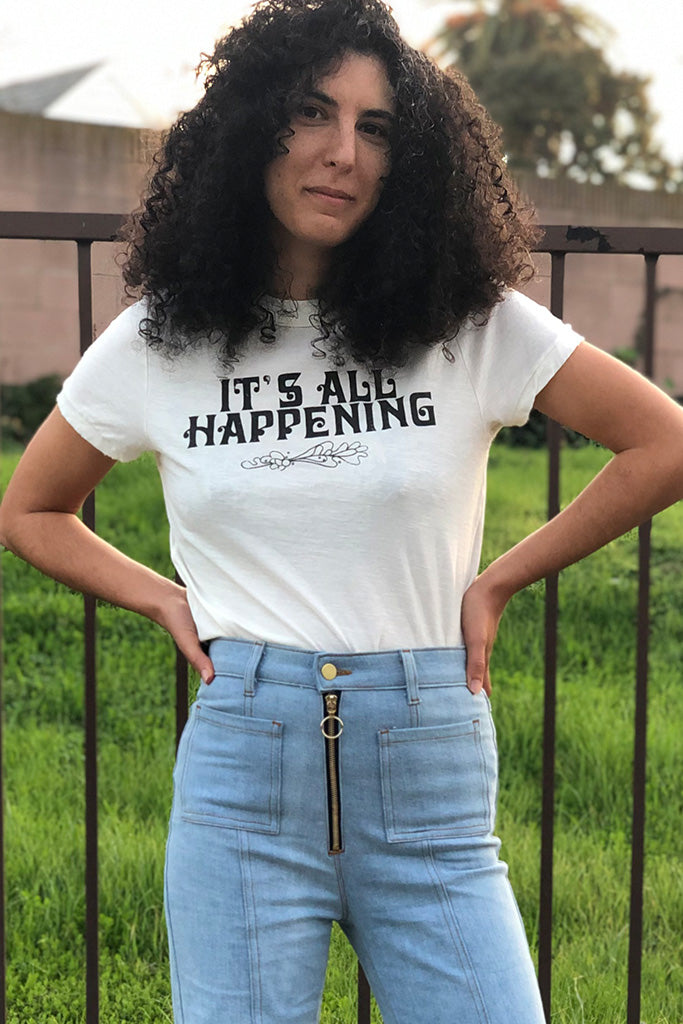 it's all happening tee ivory