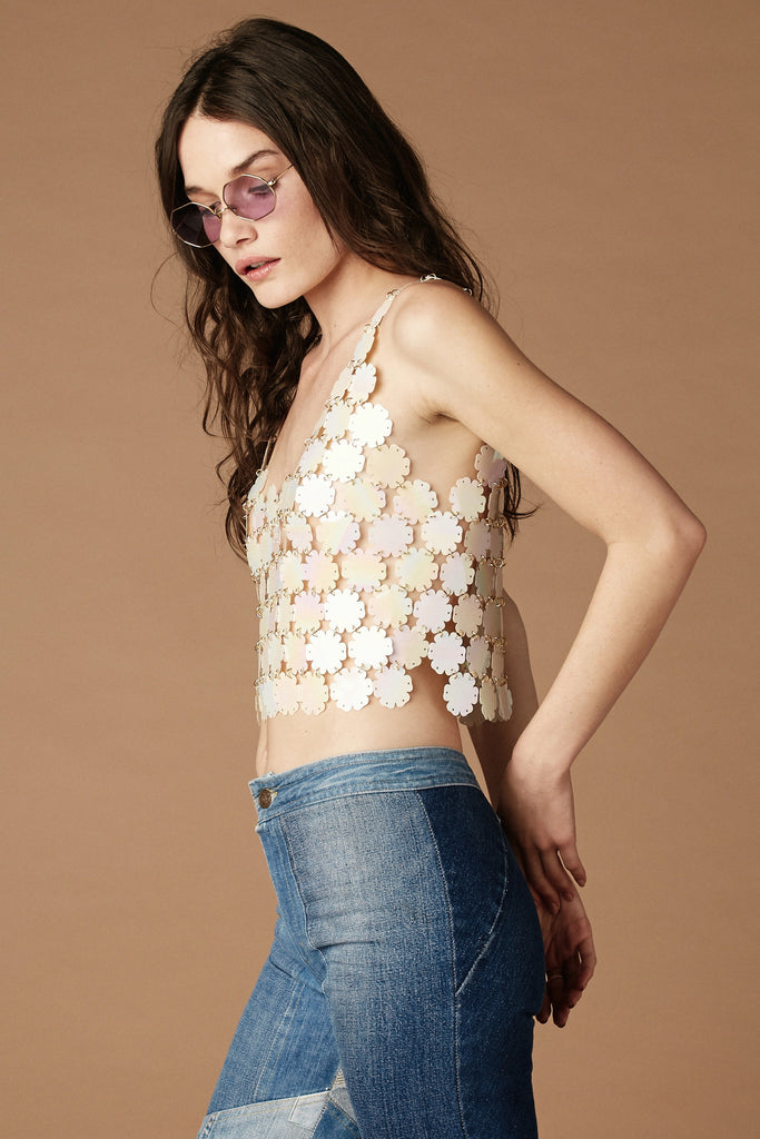 Disco Flower Power Crop Top – Stoned Immaculate Clothing