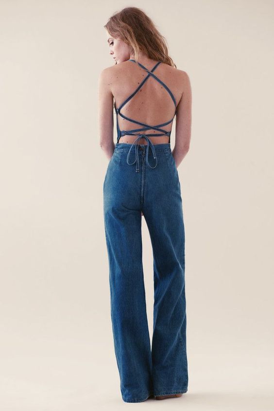 stoned immaculate denim jumpsuit