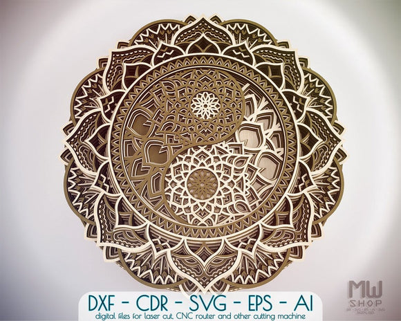 Free Free 288 Layered Moon Mandala SVG PNG EPS DXF File