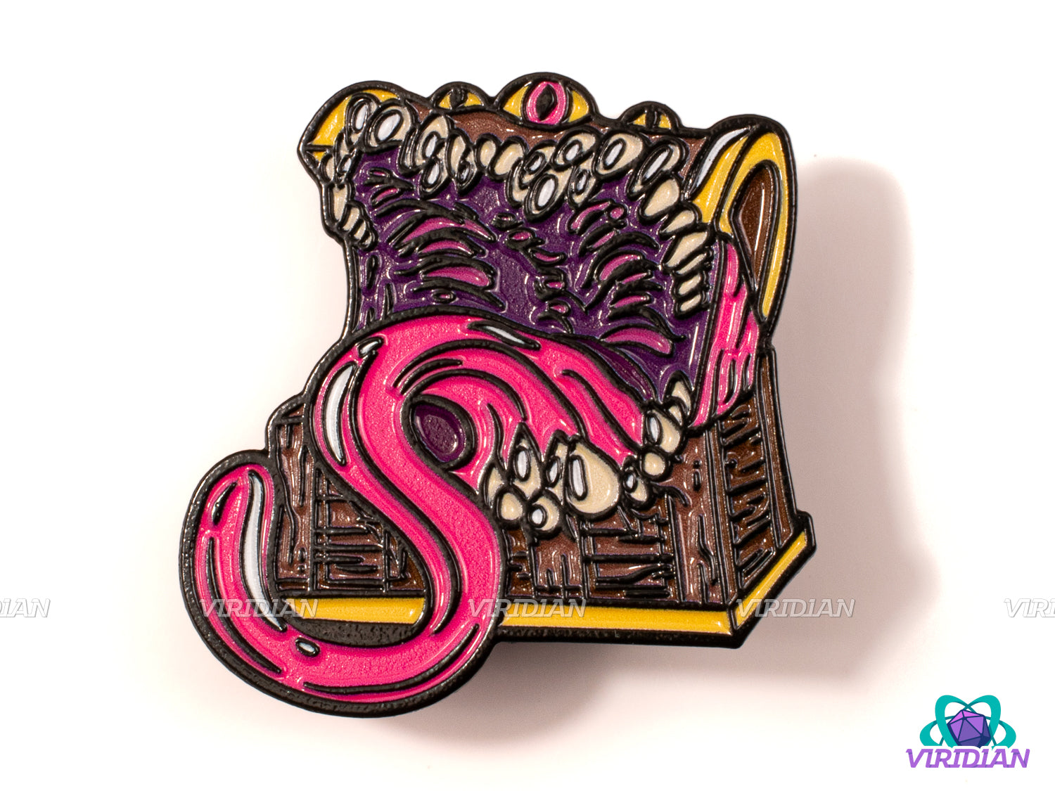 Pin Pals: Mimic (Wave 1, B-Grade) | Metal Enamel Lapel Pin | D&D-esque, Dnd, Fantasy Art | (1) Enamel Pin