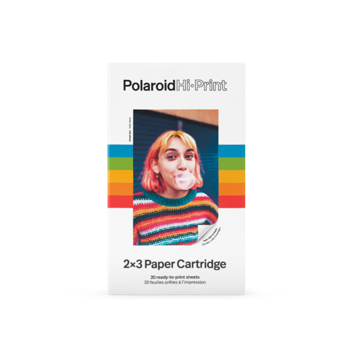 The Imaging World Polaroid Hi-Print - Bluetooth Connected 2x3 Pocket Phone  Photo Printer with 2 Polaroid Hi·Print 2x3 Paper Cartridges (40 Sheets)