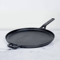 MEYER CAST IRON กระทะเครปเหล็กหล่อ 28CM FLAT TAWA (47610-C)