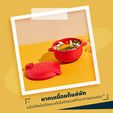 meyer easy pressure cooker หม้ออัดแรงดันไมโครเวฟ