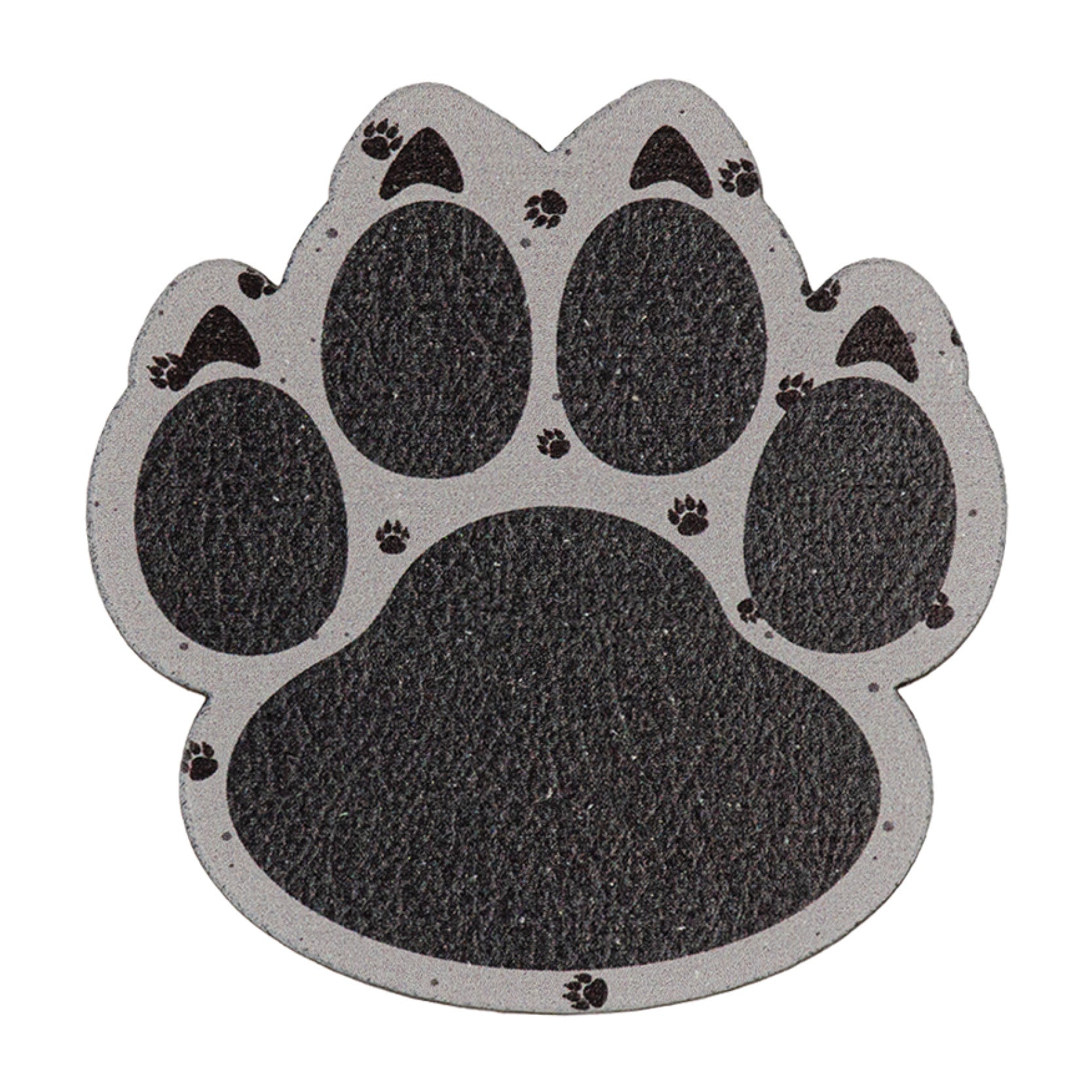 Paw print birchwood rosette/sash center