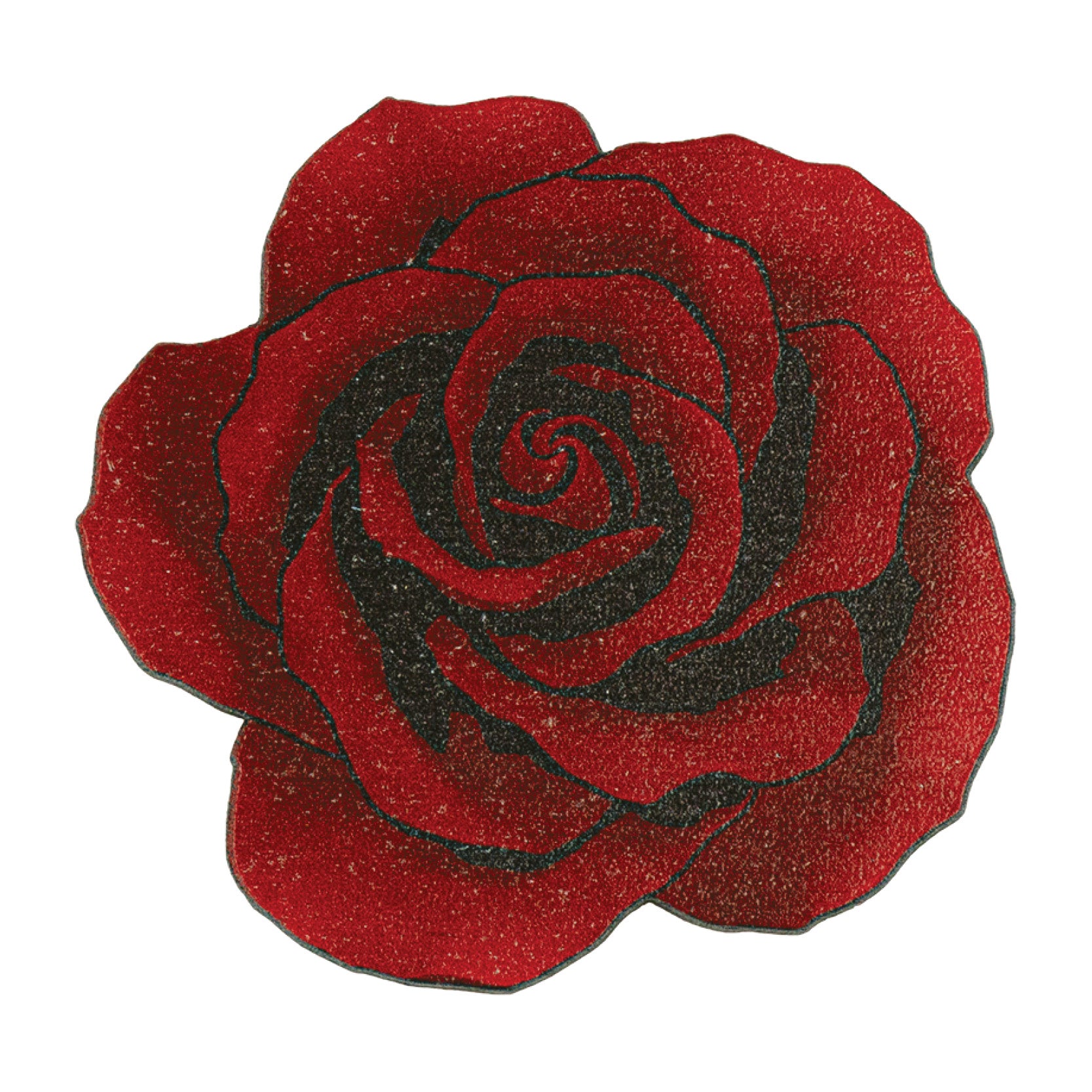 Rose birchwood rosette/sash center