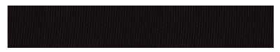 Black grosgrain ribbon swatch