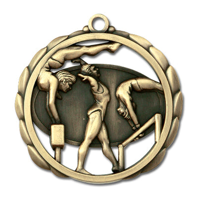 Female gymnasts, gold medal