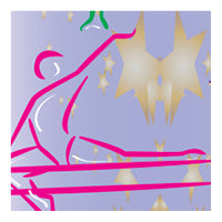 Female gym silho swatch, gymnasts, stars