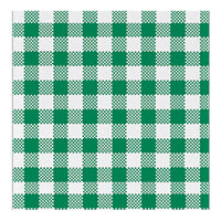 Gingham green side streamer