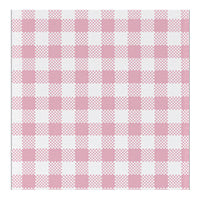 Gingham pink side streamer