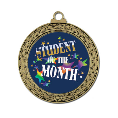 LFL stock gold medal with student of the month design