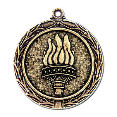 MX & LX Antiqued Gold finish medal