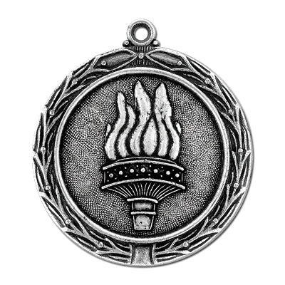 MX & LX Antiqued Silver finish medal