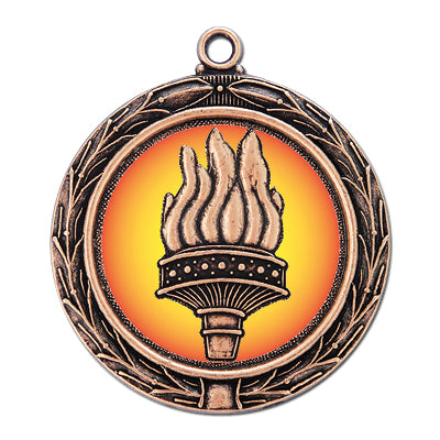 LXC Antiqued Bronze finish medal