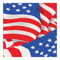 Waving American flag pattern