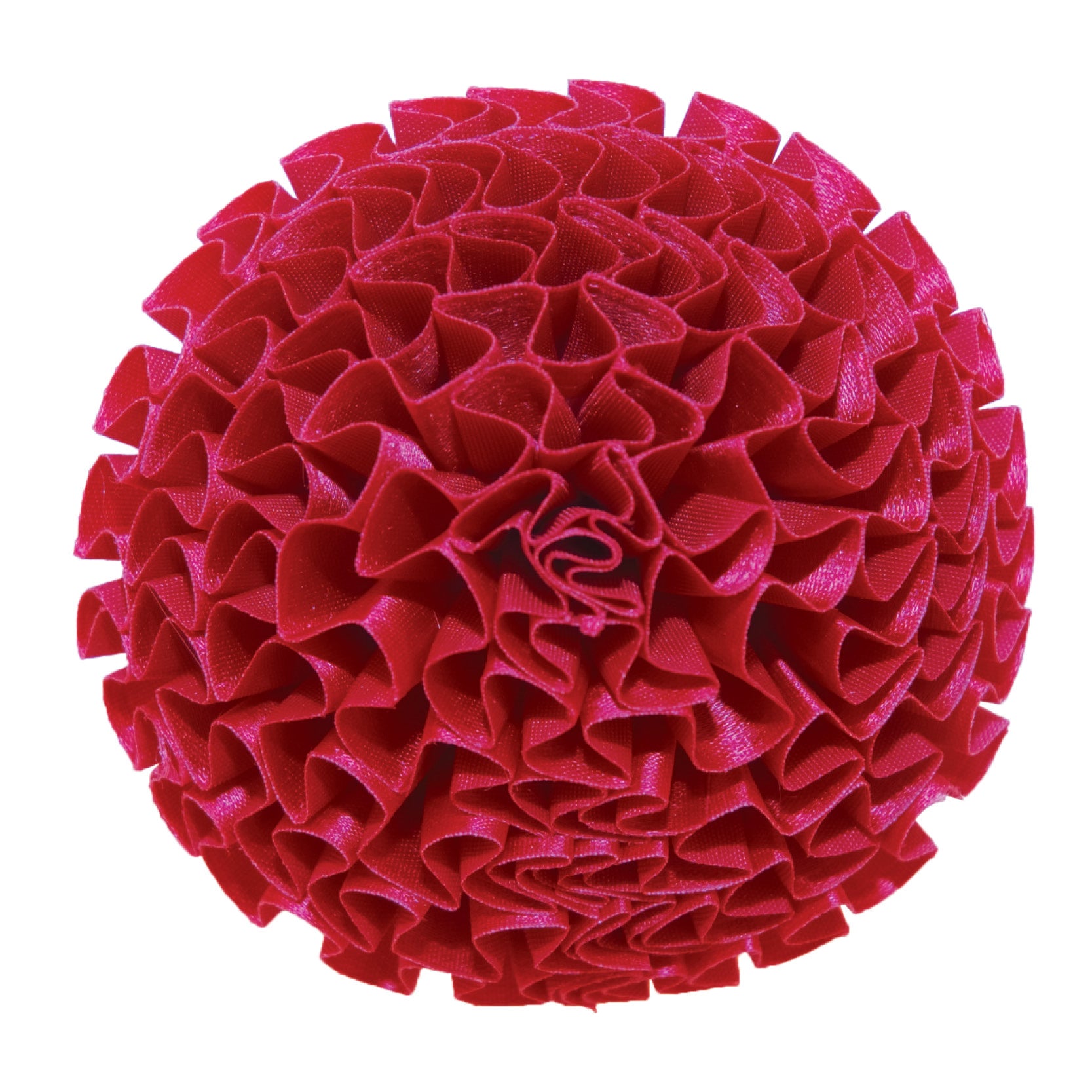 Red mum rosette/sash center