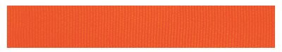 Orange grosgrain ribbon swatch