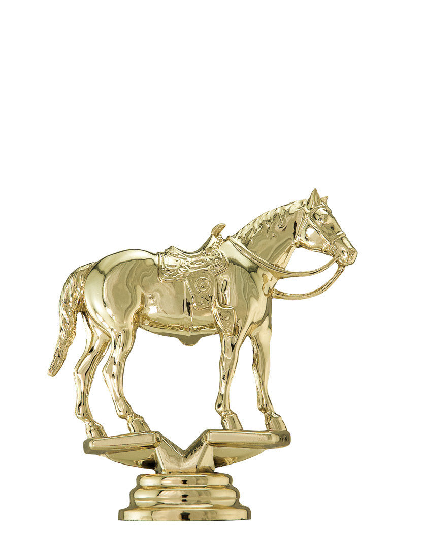Quarter horse w/saddle