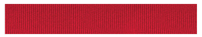 Red grosgrain ribbon swatch