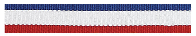 Red, white, blue grosgrain ribbon