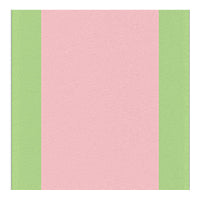 Pink and light green two tone ribbon