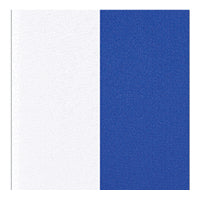 White and blue two tone ribbon