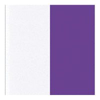 White and purple two tone ribbon