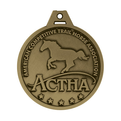 Antiqued Gold medal finish