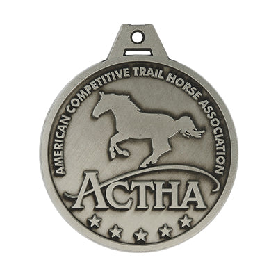 Antiqued Silver medal finish