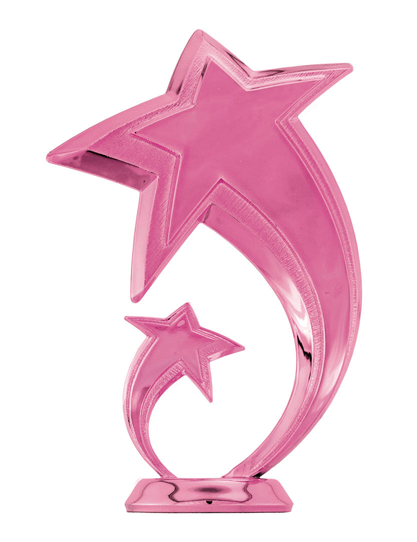 Pink star achiever, 2 rising stars