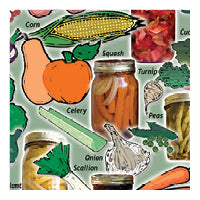 Veggies swatch, canning, vegetables