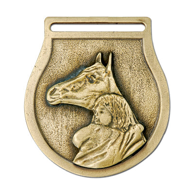 Chile hugging horse, gold medal