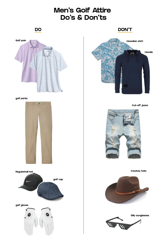 Men’s Golf Attire  Do’s & Don’ts