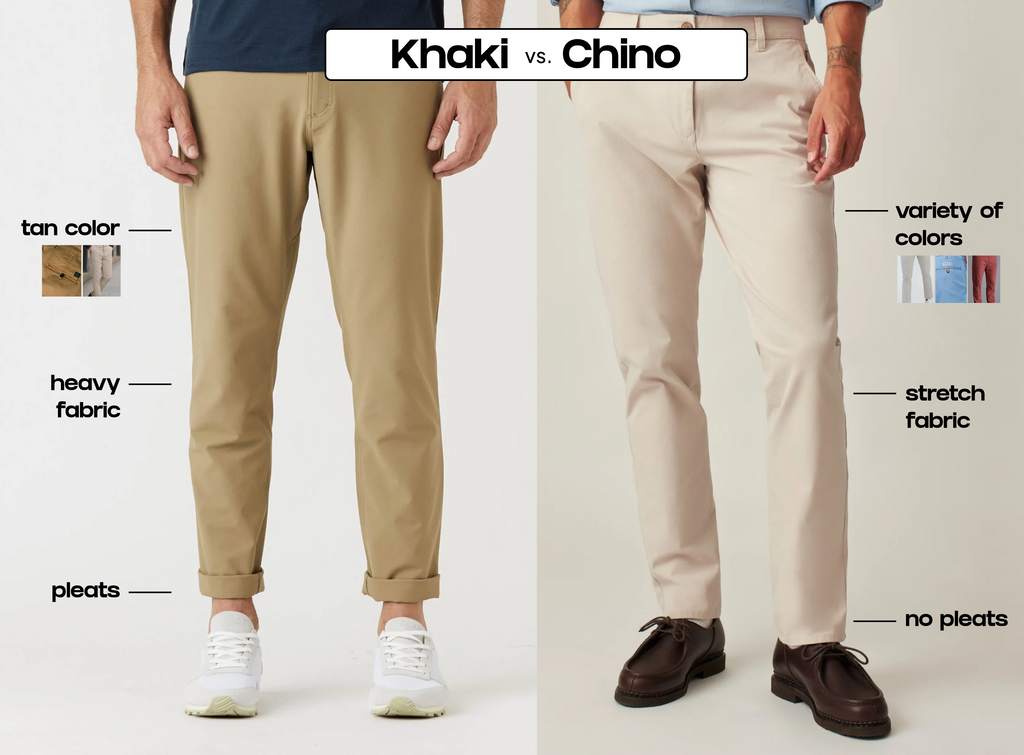 Khakis vs Chinos