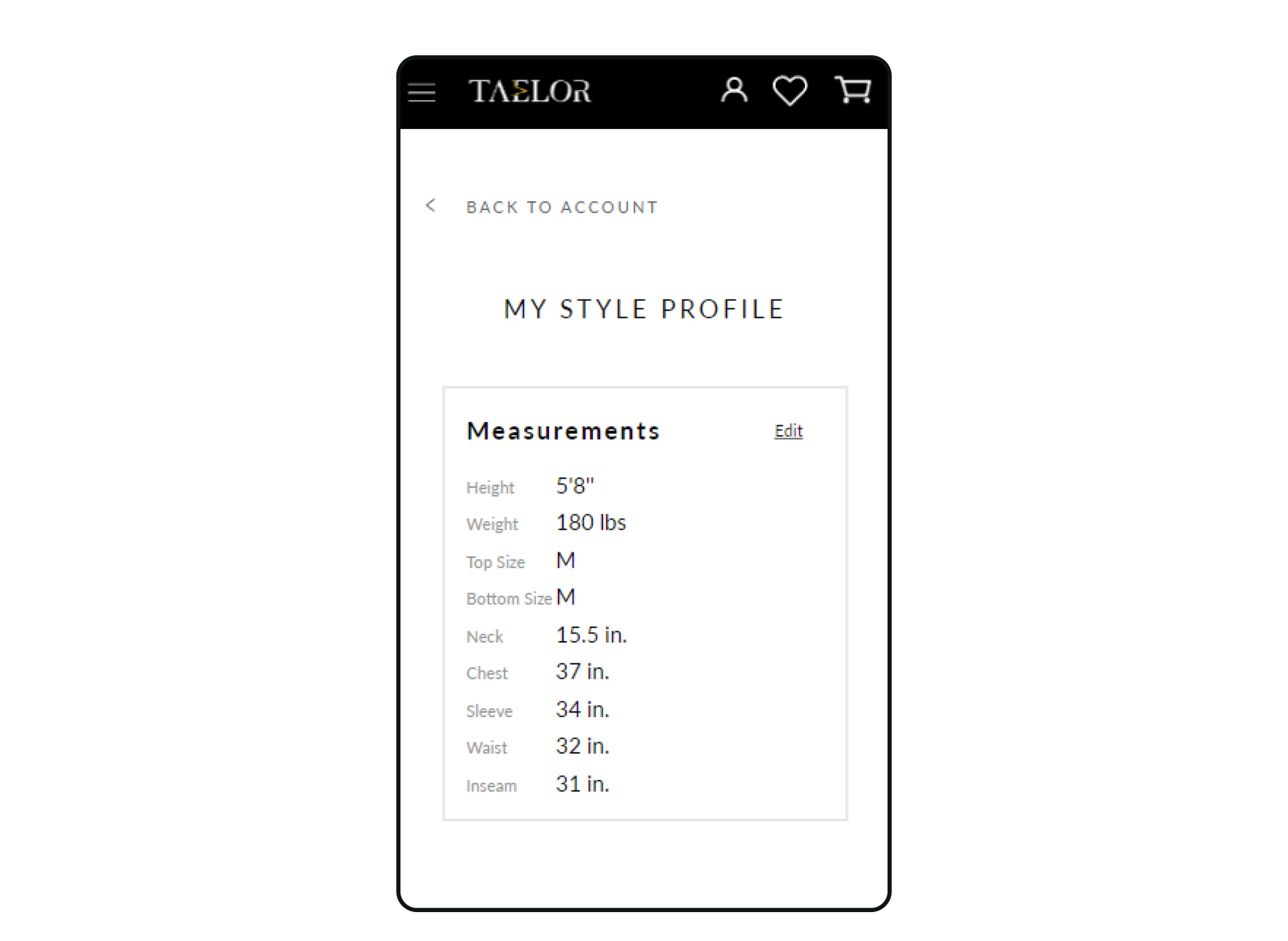 Taelor My style Profile