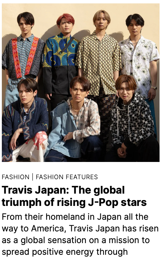 Travis Japan: The global triumph of rising J-Pop stars
