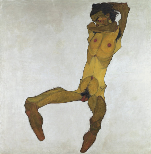 Seated Male Nude