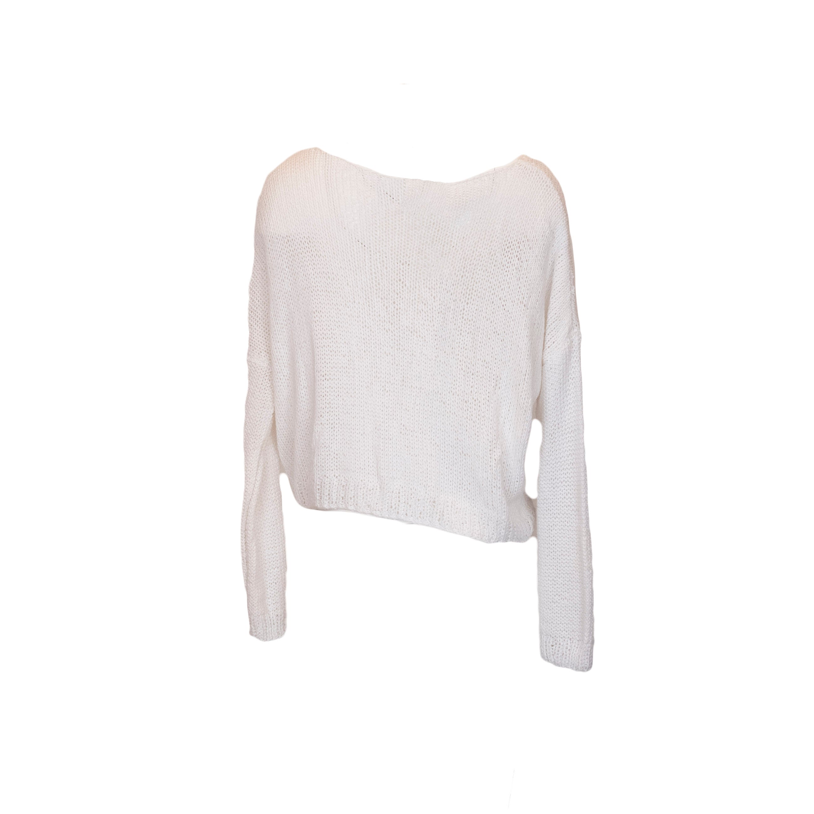 Umit Unal White Cotton Pullover