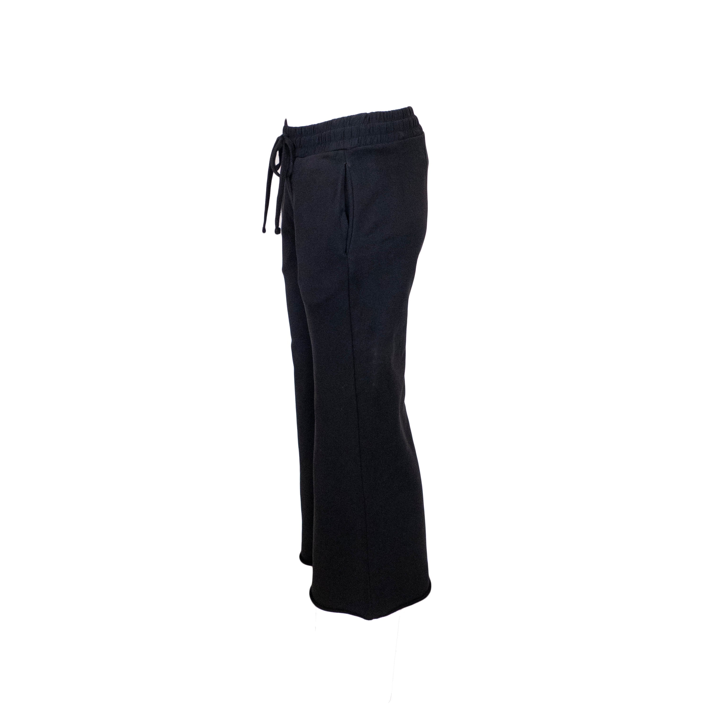 Thom Krom Black Wide Leg Sweatpant