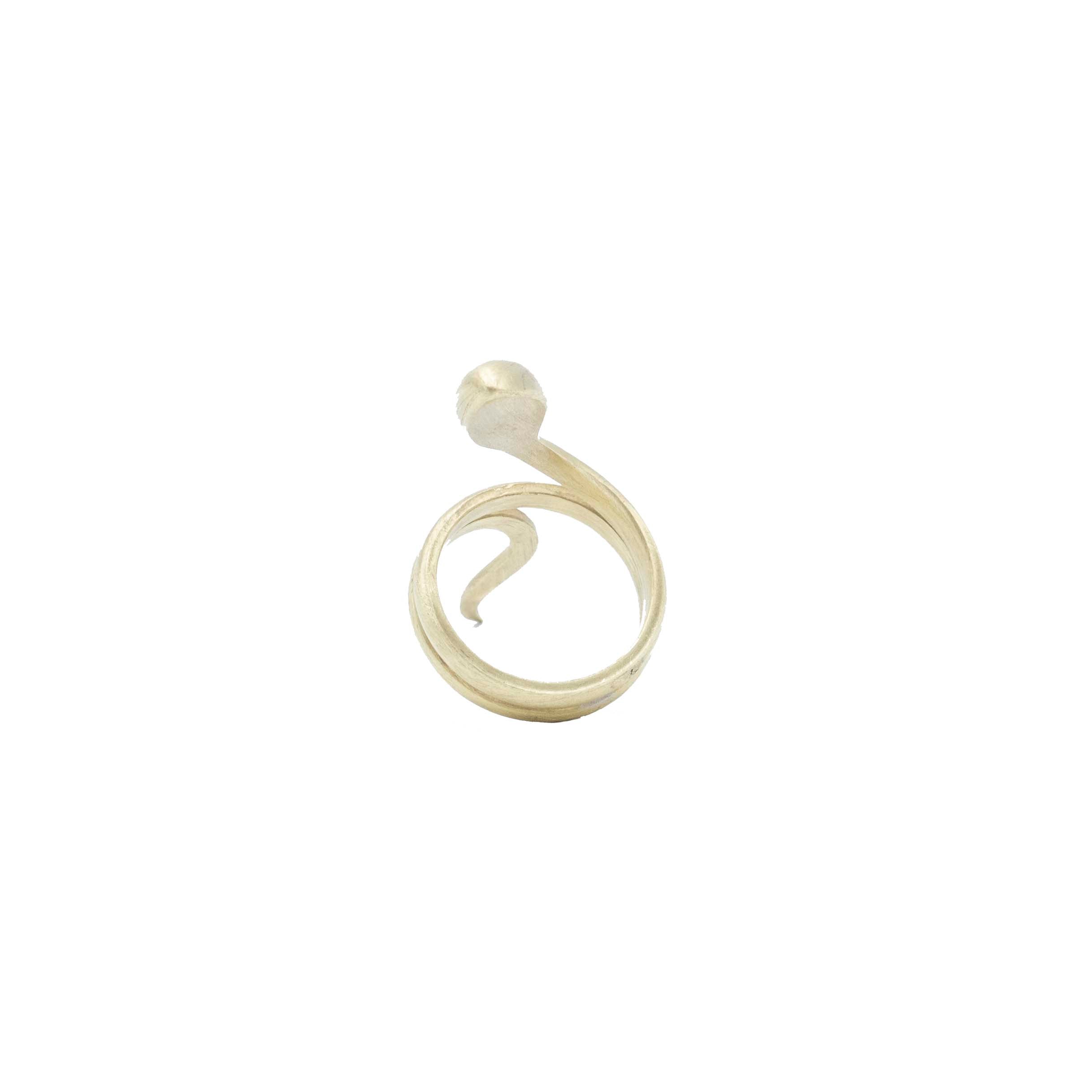 18K Gold Snake Ring