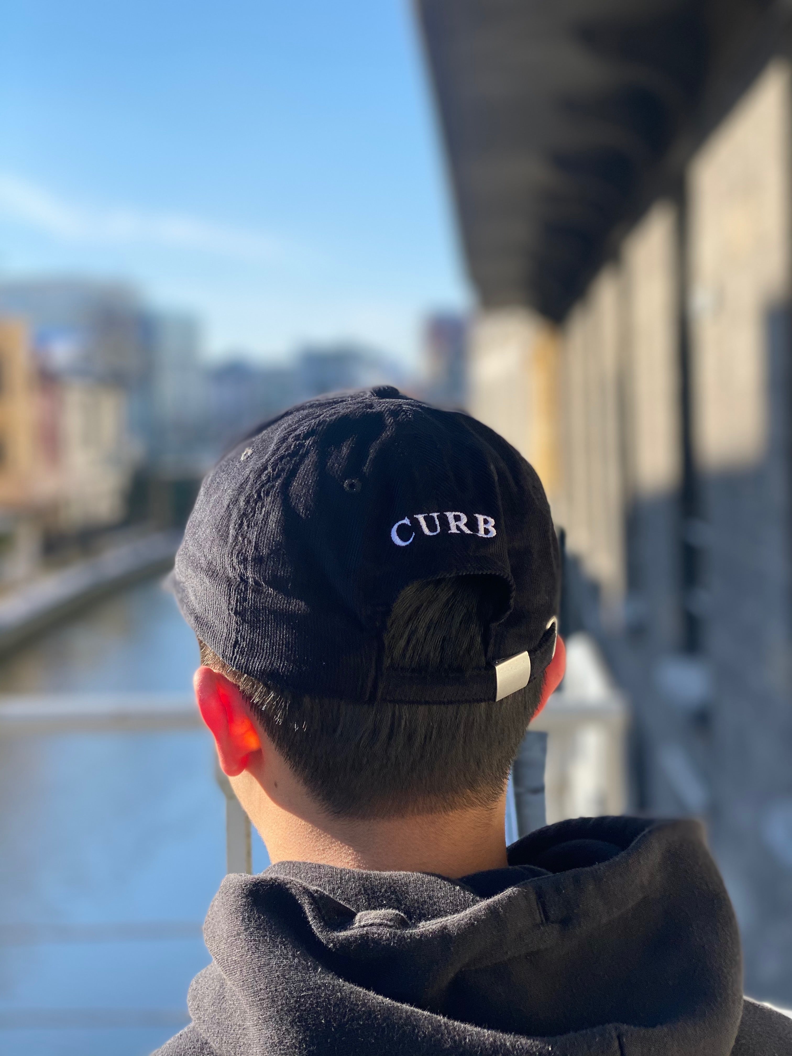 Curb Cord Cap Black