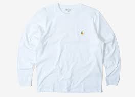 Carhartt Chase Longsleeve White / Gold